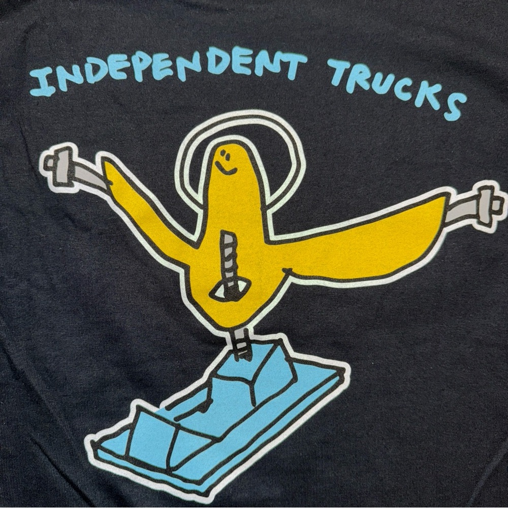 Independent Trucks Shirt Tony Hawk Skate Indy Promo Trucks Black sz Small NWOT
